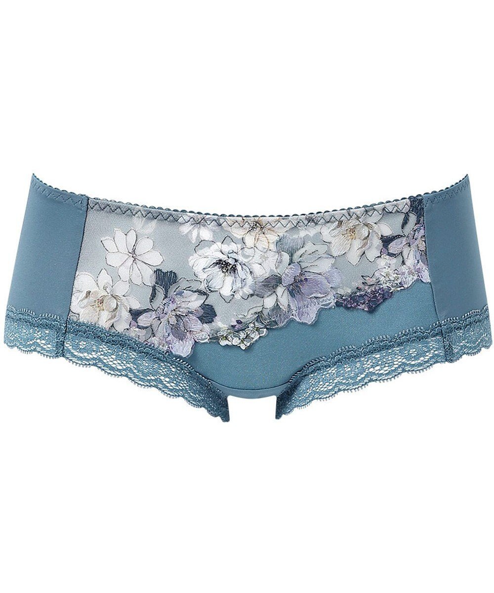 【ワコール/WACOAL】のボーイレングス ショーツ 【リボンブラ 脇すっきり】 BXB443とペア はきこみ丈あさめ やわらかく伸びる(バック) レディース PXB643 /ワコール インテリア・キッズ・メンズ・レディースファッション・服の通販 founy(ファニー) 　ファッション　Fashion　レディースファッション　Fashion for Women　バッグ　Bags　アンダー　Underwear Essentials　ショーツ　Shorts, Short Pants　リボン　Ribbon, Bow　グレイッシュブルー|ID: prp329100004606917 ipo3291000000033354062