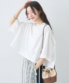 【アースミュージックアンドエコロジー/earth music&ecology】の【接触冷感】バックギャザーTee Ivory|ID: prp329100004606921 ipo3291000000033296701