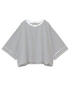 【アースミュージックアンドエコロジー/earth music&ecology】の【接触冷感】バックギャザーTee Border Ivory|ID: prp329100004606921 ipo3291000000033296706