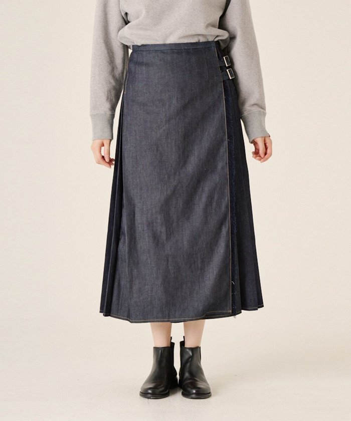 【リポトレンタアンニ/Ripo trenta anni】の【ブランド定番】DENIM QUILT SKデニムスカート インテリア・キッズ・メンズ・レディースファッション・服の通販 founy(ファニー) https://founy.com/ ファッション Fashion レディースファッション Fashion for Women スカート Skirts デニムスカート・カジュアルスカート Denim Skirts プリーツスカート / 上品フェミニンスタイル Pleated Skirts キルト Quilt, Quilted Fabric デニム Denim, Jeans Material 定番 Standard, Basic Item 人気 Popular, Best Seller プリーツ Pleats, Pleated A/W・秋冬 Autumn/Winter S/S・春夏 SS, Spring/Summer, Warm Season 夏 Summer |ID: prp329100004606980 ipo3291000000034230298
