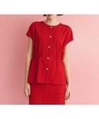 【グレース コンチネンタル/GRACE CONTINENTAL】のダブルクロスジャージトップ 人気、トレンドファッション・服の通販 founy(ファニー) ファッション Fashion レディースファッション Fashion for Women トップス・カットソー Cut & Sew Tops シャツ・ブラウス・オフィスカジュアル Elegant Blouses & Button-Ups ロングTシャツ・Tシャツ Longline T-Shirts & Tees カットソー・ベーシックTシャツ Cut-and-Sewn Tops / Stretch Tees & Basics エレガント 上品 Elegant 春 Spring カットソー Cut and Sewn Top ジャケット Jacket, Outerwear セットアップ Set-Up, Coordinated Outfit フラット Flat, Flat Shoes フロント Front, Front Design ペンシル Pencil, Pencil Skirt S/S・春夏 SS, Spring/Summer, Warm Season おすすめ Recommended / Our Picks 夏 Summer thumbnail レッド|ID: prp329100004607013 ipo3291000000033368690