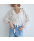 【イェッカ ヴェッカ/YECCA VECCA】の刺繍リボンライトジャケット Off White|ID: prp329100004607015 ipo3291000000033368698
