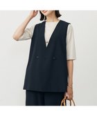【ジェイ プレス/J.PRESS】の【洗える・吸水速乾・接触冷感・セットアップ対応】Light ジョーゼット ジレ ダークネイビー系|ID: prp329100004607036 ipo3291000000033689994
