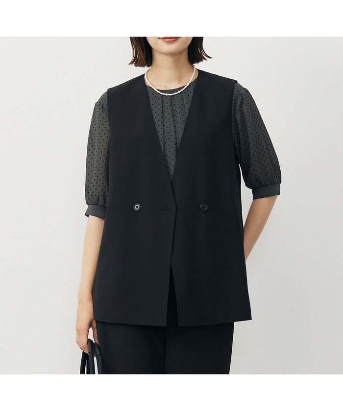 【ジェイ プレス/J.PRESS】の【洗える・吸水速乾・接触冷感・セットアップ対応】Light ジョーゼット ジレ インテリア・キッズ・メンズ・レディースファッション・服の通販 founy(ファニー) https://founy.com/ ファッション Fashion レディースファッション Fashion for Women アウター Coat / Outerwear Collection レディースジャケット・軽アウター Jackets インナー Innerwear 春 Spring 洗える Machine Washable クラシカル Classical, Vintage-Inspired クール Cool, Chic 吸水 Absorbent, Quick-Dry ジャケット Jacket, Outerwear ジョーゼット Georgette, Semi-Sheer Fabric ストレッチ Stretch, Stretchy Fabric セットアップ Set-Up, Coordinated Outfit ドレープ Drape, Draping Fabric ベーシック Basic, Essential ロング Long, Long-Length S/S・春夏 SS, Spring/Summer, Warm Season 夏 Summer エレガント 上品 Elegant |ID: prp329100004607036 ipo3291000000036254868