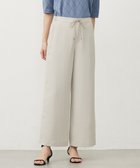 【ジェイ プレス/J.PRESS】の【洗える・吸水速乾・接触冷感・セットアップ対応】Light ジョーゼット ワイド パンツ ベージュ系|ID: prp329100004607041 ipo3291000000032884471