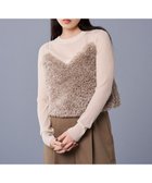 【アンクレイヴ/uncrave】の【手洗い可】シープライク ファー ビスチェ(uncrave STANDARD) グレージュ|ID: prp329100004607490 ipo3291000000033680950