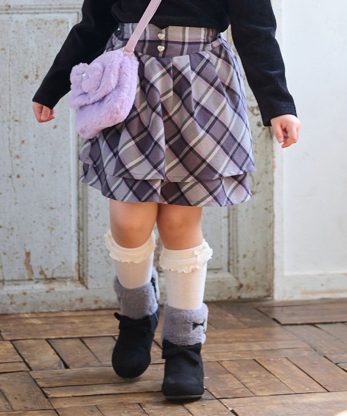 【エニィ/ANY / KIDS】のシャギーチェックスカート インテリア・キッズ・メンズ・レディースファッション・服の通販 founy(ファニー) https://founy.com/ ファッション Fashion キッズファッション Fashion for Kids おすすめ Recommended / Our Picks シンプル Simple, Minimal チェック Check, Plaid, Tartan パール Pearl, Pearl Accent フリル Frill, Ruffle ポケット Pocket, Pocket Detail A/W・秋冬 Autumn/Winter |ID: prp329100004609200 ipo3291000000033886669