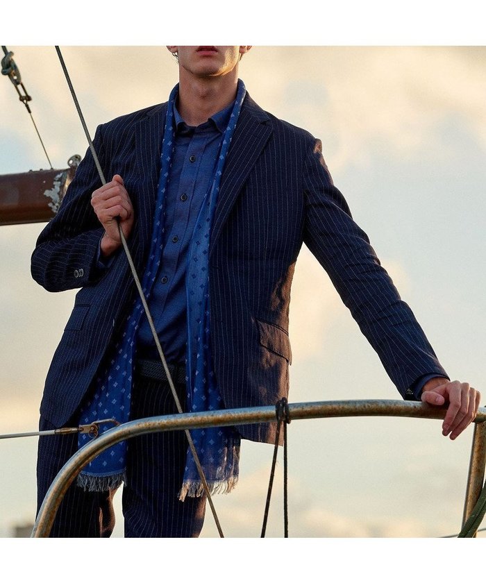 【ジョセフ アブード/JOSEPH ABBOUD / MEN】の【清涼/軽量/ストレッチ】ミックスリネンストライプジャケット インテリア・キッズ・メンズ・レディースファッション・服の通販 founy(ファニー) https://founy.com/ ファッション Fashion メンズファッション Fashion for Men アウター Men's Coats Outerwear テーラードジャケット Tailored Jackets & Blazers ジャケット Jacket, Outerwear ストライプ Stripe, Striped Pattern ストレッチ Stretch, Stretchy Fabric スマート Smart, Elegant プリント Print, Printed Pattern ポケット Pocket, Pocket Detail リネン Linen, Linen Fabric 夏 Summer 春 Spring S/S・春夏 SS, Spring/Summer, Warm Season 軽量 Lightweight, Ultra Light |ID: prp329100004609203 ipo3291000000032990408