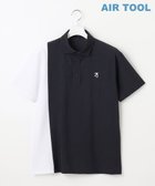 【23区 ゴルフ/23区GOLF / MEN】の【MEN】AIR TOOLライト ポロシャツ 接触冷感 UVケア 高通気 高ストレッチ性 ブラック系|ID: prp329100004609209 ipo3291000000033217295