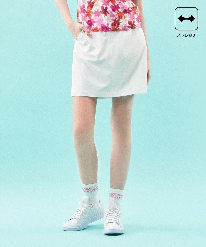【23区 ゴルフ/NIJYUSANKU GOLF】の【WOMEN】【ストレッチ】バックドビー×メッシュロゴスカート インテリア・キッズ・メンズ・レディースファッション・服の通販 founy(ファニー) https://founy.com/ ファッション Fashion レディースファッション Fashion for Women スカート Skirts バッグ Bags ストレッチ Stretch, Stretchy Fabric フロント Front, Front Design ベーシック Basic, Essential メッシュ Mesh, Net Fabric 台形 A-Line, Trapezoid Shape 夏 Summer 春 Spring S/S・春夏 SS, Spring/Summer, Warm Season |ID: prp329100004609227 ipo3291000000033403525