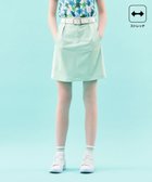 【23区 ゴルフ/NIJYUSANKU GOLF】の【WOMEN】【ストレッチ】バックドビー×メッシュロゴスカート ライトグリーン系|ID: prp329100004609227 ipo3291000000033403528