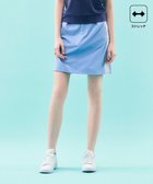 【23区 ゴルフ/NIJYUSANKU GOLF】の【WOMEN】【ストレッチ】バックドビー×メッシュロゴスカート サックスブルー系|ID: prp329100004609227 ipo3291000000033403529
