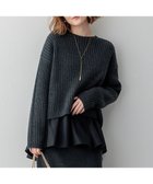 【23区/NIJYUSANKU】の【Oggi2月号掲載/洗える】カシミヤブレンド クロップド ニット グレー系|ID: prp329100004609229 ipo3291000000033404909