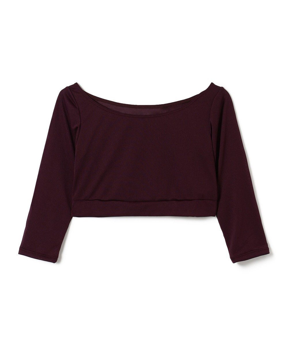 【チャコット/Chacott】のショートトップ インテリア・キッズ・メンズ・レディースファッション・服の通販 founy(ファニー) 　ファッション　Fashion　レディースファッション　Fashion for Women　トップス・カットソー　Cut & Sew Tops　ショート　Short, Short Length　プラム|ID: prp329100004609253 ipo3291000000033675552