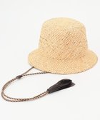 【ジェイプレスヨークストリート/J.PRESS YORK STREET】の【WOMEN】ラフィアバケットハット 人気、トレンドファッション・服の通販 founy(ファニー) ファッション Fashion レディースファッション Fashion for Women キャップ&ハット Hats & Caps おすすめ Recommended / Our Picks タッセル Tassel, Fringe ノースリーブ Sleeveless, No-Sleeve ラフィア Raffia, Natural Straw 夏 Summer 定番 Standard, Basic Item 帽子 Hat, Headwear 春 Spring S/S・春夏 SS, Spring/Summer, Warm Season thumbnail ベージュ系|ID: prp329100004609258 ipo3291000000034398590