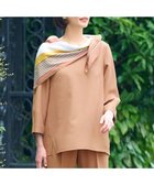 【自由区/JIYU-KU】の【セットアップ対応・洗える】ハニカムクロス ブラウス ブラウン系|ID: prp329100004609292 ipo3291000000033306827