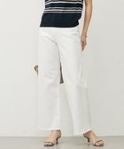 【ジェイ プレス/J.PRESS】の【洗える】BASIC STRETCH DENIM ワイド ストレート デニム ホワイト系|ID: prp329100004609311 ipo3291000000033067944