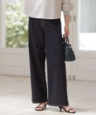 【ジェイ プレス/J.PRESS】の【洗える】BASIC STRETCH DENIM ワイド ストレート デニム インディゴ系|ID: prp329100004609311 ipo3291000000033800797