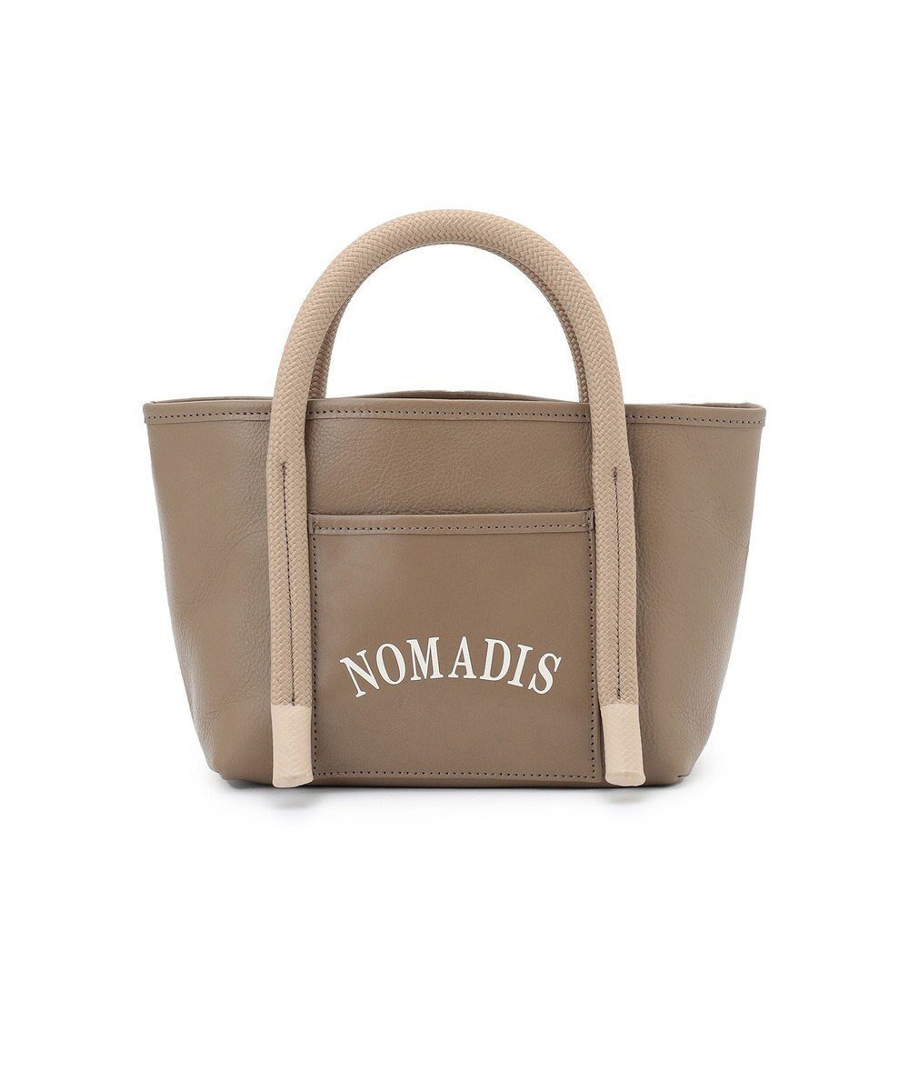 【23区/NIJYUSANKU】のNOMADIS JOY レザー ミニ トートバッグ インテリア・キッズ・メンズ・レディースファッション・服の通販 founy(ファニー) 　ファッション　Fashion　レディースファッション　Fashion for Women　バッグ　Bags　キャンバス　Canvas, Canvas Fabric　シルバー　Silver, Metallic Silver　シンプル　Simple, Minimal　財布　Wallet, Purse　タンブラー　Tumbler, Travel Mug　フロント　Front, Front Design　ポケット　Pocket, Pocket Detail　ラバー　Rubber, Rubber Sole　2025年　2025　2025-2026秋冬・A/W　Autumn/Winter 2025–26 AW25–26　ベージュ系|ID: prp329100004609328 ipo3291000000033045150
