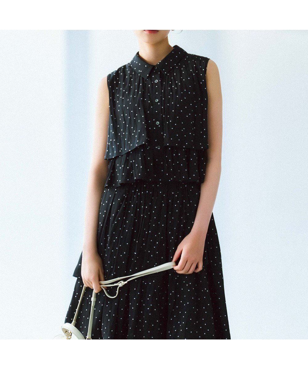 【組曲/KUMIKYOKU】の【入江未悠さんコラボ】ギャザーライトデシンティアード ブラウス 人気、トレンドファッション・服の通販 founy(ファニー) ファッション Fashion レディースファッション Fashion for Women トップス・カットソー Cut & Sew Tops シャツ・ブラウス・オフィスカジュアル Elegant Blouses & Button-Ups ヴィンテージ Vintage Style 秋 Autumn ギャザー Gathered, Ruffled コラボ Collaboration, Collab スタイリッシュ Stylish, Fashionable セットアップ Set-Up, Coordinated Outfit セパレート Separate, Two-Piece ティアードスカート Tiered Skirt, Flounced Skirt ドット Polka Dot, Dot Pattern 人気 Popular, Best Seller フリル Frill, Ruffle 羽織 Haori, Light Jacket ランダム Random, Irregular A/W・秋冬 Autumn/Winter S/S・春夏 SS, Spring/Summer, Warm Season おすすめ Recommended / Our Picks 夏 Summer 旅行 Travel other-1|ID: prp329100004609340 ipo3291000000033175789