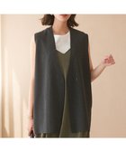 【23区/NIJYUSANKU】の【洗える/吊り干しOK】ヴィスコースストレッチ ニットベスト グレー系|ID: prp329100004609362 ipo3291000000035608097