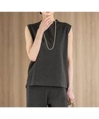 【23区/NIJYUSANKU】の【洗える/吊り干しOK】ヴィスコースストレッチ ノースリーブ ニット グレー系|ID: prp329100004609365 ipo3291000000032970111