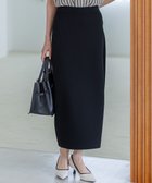 【23区/NIJYUSANKU】の【洗える/吊り干しOK】ヴィスコースストレッチ タイトスカート ブラック系|ID: prp329100004609369 ipo3291000000035629252