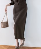 【23区/NIJYUSANKU】の【洗える/吊り干しOK】ヴィスコースストレッチ タイトスカート ブラウン系|ID: prp329100004609369 ipo3291000000035629255