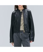 【ベイジ,/BEIGE,】のCLYDE / ステッチデザインラムレザーブルゾン 人気、トレンドファッション・服の通販 founy(ファニー) ファッション Fashion レディースファッション Fashion for Women アウター Coat / Outerwear Collection レディースジャケット・軽アウター Jackets ブルゾンジャケット・スポーティアウター Blouson Jackets ノーカラージャケット / シンプル上品コーデ Collarless Jackets コンパクト Compact, Small Size ジャケット Jacket, Outerwear セットアップ Set-Up, Coordinated Outfit フォルム Silhouette, Form ブルゾン Blouson, Bomber Jacket ポケット Pocket, Pocket Detail ワーク Workwear, Utility Style A/W・秋冬 Autumn/Winter thumbnail Black|ID: prp329100004609379 ipo3291000000033066331