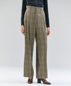 【ベイジ,/BEIGE,】のSELMA / チェックウールハイウエストタックパンツ 人気、トレンドファッション・服の通販 founy(ファニー) ファッション Fashion レディースファッション Fashion for Women パンツ Pants & Trousers クラシカル Classical, Vintage-Inspired ジャケット Jacket, Outerwear ストレート Straight, Straight Cut セットアップ Set-Up, Coordinated Outfit チェック Check, Plaid, Tartan ループ Loop, Loop Knit ロング Long, Long-Length A/W・秋冬 Autumn/Winter thumbnail Camel × Nude|ID: prp329100004609381 ipo3291000000033066344