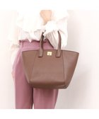 【アンビリオン/UNBILLION】の【テレビ ドラマ着用アイテム】カシュカシュ cachecache / A4ヒネリ飾り金具2wayトートバッグ チョコ|ID: prp329100004609496 ipo3291000000033619573
