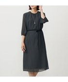 【ジェイ プレス/J.PRESS】の【洗える】ドットフロッキープリント ワンピース スレートベース系|ID: prp329100004609689 ipo3291000000033068886