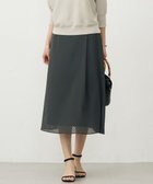 【ジェイ プレス/J.PRESS】の【洗える】ドットフロッキープリント フレア スカート スレートベース系|ID: prp329100004609691 ipo3291000000034230750