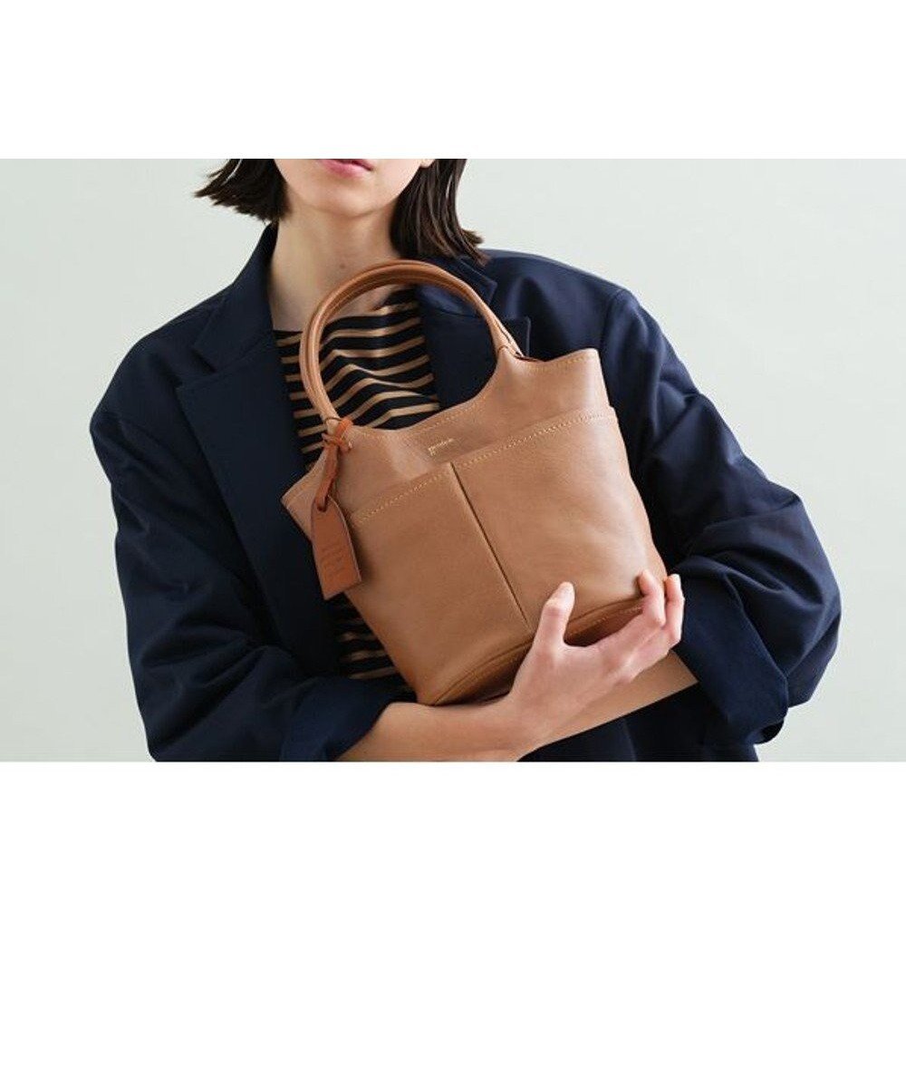 【ゲンテン/genten】のタスカ バケツ型トート インテリア・キッズ・メンズ・レディースファッション・服の通販 founy(ファニー) 　ファッション　Fashion　レディースファッション　Fashion for Women　バッグ　Bags　バケツ　Bucket, Bucket Style　フロント　Front, Front Design　ベーシック　Basic, Essential　ポケット　Pocket, Pocket Detail　ビジネス 仕事 通勤　Business / Work / Commuting　グレージュ|ID: prp329100004609721 ipo3291000000033069215