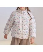 【エニファム/any FAM / KIDS】の【洗濯機OK】中綿 ガーリー コート エクリュ×花柄|ID: prp329100004609967 ipo3291000000032977454