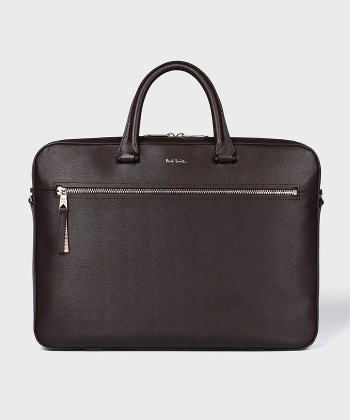 【ポールスミス/Paul Smith / MEN】のストローグレインレザー 2WAYブリーフケース インテリア・キッズ・メンズ・レディースファッション・服の通販 founy(ファニー) https://founy.com/ ファッション Fashion メンズファッション Fashion for Men バッグ Bags ビジネス 仕事 通勤 Business / Work / Commuting フロント Front, Front Design ポケット Pocket, Pocket Detail メンズ Men's, Menswear |ID: prp329100004609973 ipo3291000000032977586
