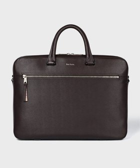 【ポールスミス/Paul Smith / MEN】のストローグレインレザー 2WAYブリーフケース 人気、トレンドファッション・服の通販 founy(ファニー) ファッション Fashion メンズファッション Fashion for Men バッグ Bags ビジネス 仕事 通勤 Business / Work / Commuting フロント Front, Front Design ポケット Pocket, Pocket Detail メンズ Men's, Menswear |ID:prp329100004609973