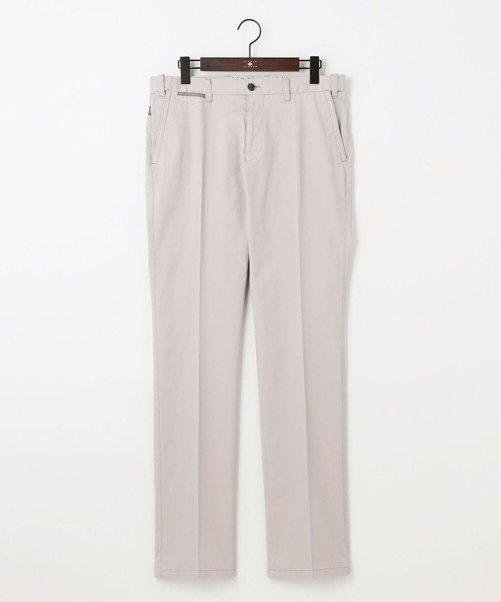 【ジョセフ アブード/JOSEPH ABBOUD / MEN】の【ウエストも伸びる!オーガニックコットン使用・25AW】トリコチンストレッチ パンツ インテリア・キッズ・メンズ・レディースファッション・服の通販 founy(ファニー) 　ファッション　Fashion　メンズファッション　Fashion for Men　ボトムス　Bottoms　シューズ　Shoes, Footwear　ジャケット　Jacket, Outerwear　ストレッチ　Stretch, Stretchy Fabric　スニーカー　Sneakers, Trainers　ファブリック　Fabric, Textile　フィット　Fit, Slim Fit　リラックス　Relax, Relaxed Fit　A/W・秋冬　Autumn/Winter　再入荷　Restock / Back in Stock　新作・新入荷　New Arrivals / New In　2025年　2025　2025-2026秋冬・A/W　Autumn/Winter 2025–26 AW25–26　ライトグレー系|ID: prp329100004609977 ipo3291000000032977685