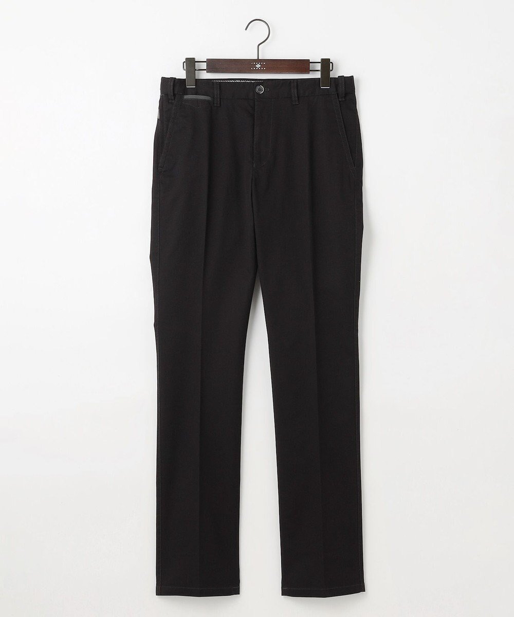 【ジョセフ アブード/JOSEPH ABBOUD / MEN】の【ウエストも伸びる!オーガニックコットン使用・25AW】トリコチンストレッチ パンツ インテリア・キッズ・メンズ・レディースファッション・服の通販 founy(ファニー) 　ファッション　Fashion　メンズファッション　Fashion for Men　ボトムス　Bottoms　シューズ　Shoes, Footwear　ジャケット　Jacket, Outerwear　ストレッチ　Stretch, Stretchy Fabric　スニーカー　Sneakers, Trainers　ファブリック　Fabric, Textile　フィット　Fit, Slim Fit　リラックス　Relax, Relaxed Fit　A/W・秋冬　Autumn/Winter　再入荷　Restock / Back in Stock　新作・新入荷　New Arrivals / New In　2025年　2025　2025-2026秋冬・A/W　Autumn/Winter 2025–26 AW25–26　ブラック系|ID: prp329100004609977 ipo3291000000032977686