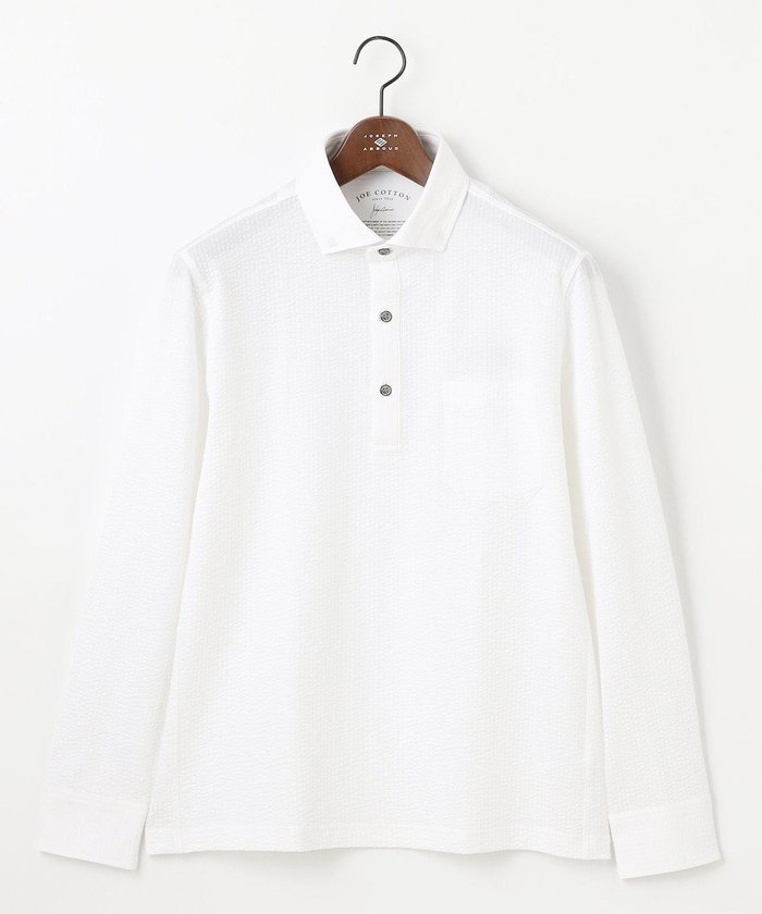 【ジョセフ アブード/JOSEPH ABBOUD / MEN】の【オーガニックコットン/サスティナブル】 JOE COTTON サッカーポロシャツ インテリア・キッズ・メンズ・レディースファッション・服の通販 founy(ファニー) https://founy.com/ ファッション Fashion メンズファッション Fashion for Men トップス・カットソー Cut & Sew Tops メンズシャツ Shirts ポロシャツ / きれいめカジュアルスタイル Polo Shirts 秋 Autumn サッカー Seersucker, Summer Fabric シンプル Simple, Minimal ジャケット Jacket, Outerwear なめらか Smooth, Silky Texture ポロシャツ Polo Shirt, Collared Tee リラックス Relax, Relaxed Fit A/W・秋冬 Autumn/Winter 新作・新入荷 New Arrivals / New In おすすめ Recommended / Our Picks エレガント 上品 Elegant ビジネス 仕事 通勤 Business / Work / Commuting |ID: prp329100004609979 ipo3291000000032977749