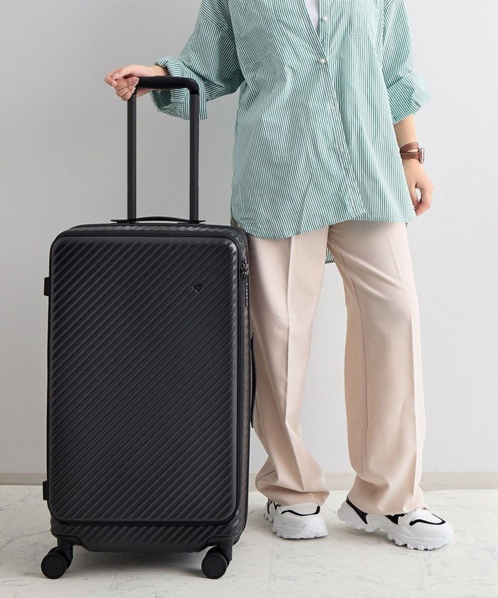 【エースバッグズアンドラゲッジ/ACE BAGS & LUGGAGE】のHaNT ココント スーツケース 65L フロントポケット付 05512 ハント インテリア・キッズ・メンズ・レディースファッション・服の通販 founy(ファニー) https://founy.com/ ファッション Fashion レディースファッション Fashion for Women スーツ Business Suits & Workwear イエロー Yellow カーディガン Cardigan, Knitwear コンパクト Compact, Small Size シルバー Silver, Metallic Silver シンプル Simple, Minimal ストール Stole, Wrap スマート Smart, Elegant フロント Front, Front Design プリント Print, Printed Pattern ポケット Pocket, Pocket Detail メタル Metal, Metal Parts メッシュ Mesh, Net Fabric 再入荷 Restock / Back in Stock おすすめ Recommended / Our Picks 旅行 Travel スーツケース キャリーケース Suitcase / Carry Case |ID: prp329100004609990 ipo3291000000033653757
