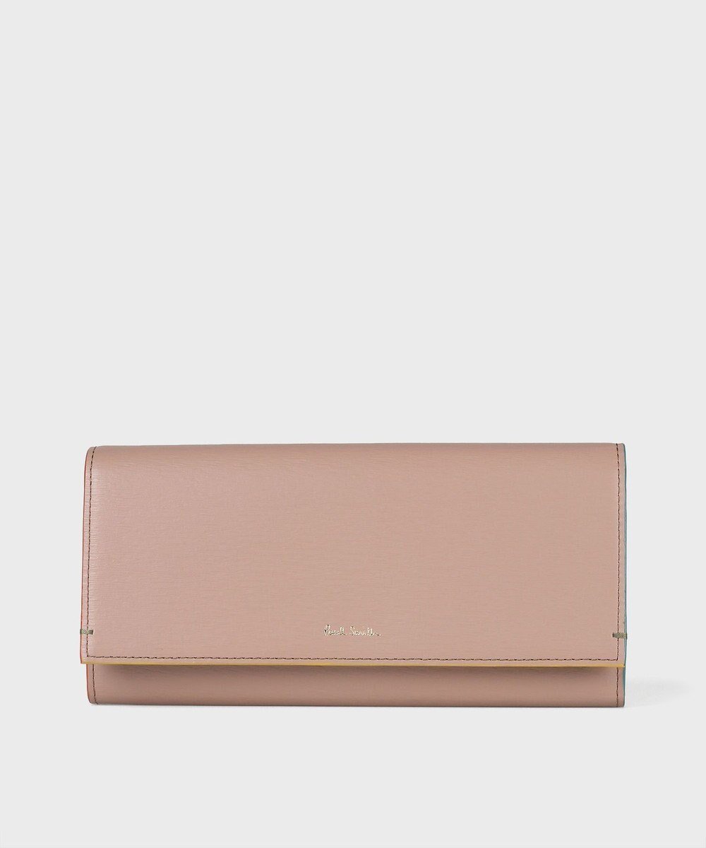 【ポール スミス/Paul Smith】のカラードエッジ 長財布 インテリア・キッズ・メンズ・レディースファッション・服の通販 founy(ファニー) 　ファッション　Fashion　レディースファッション　Fashion for Women　ミニ財布・二つ折り財布　Wallets & Card Cases　財布　Wallet, Purse　ポケット　Pocket, Pocket Detail　メタル　Metal, Metal Parts　エレガント 上品　Elegant　ベージュ|ID: prp329100004609991 ipo3291000000033452271