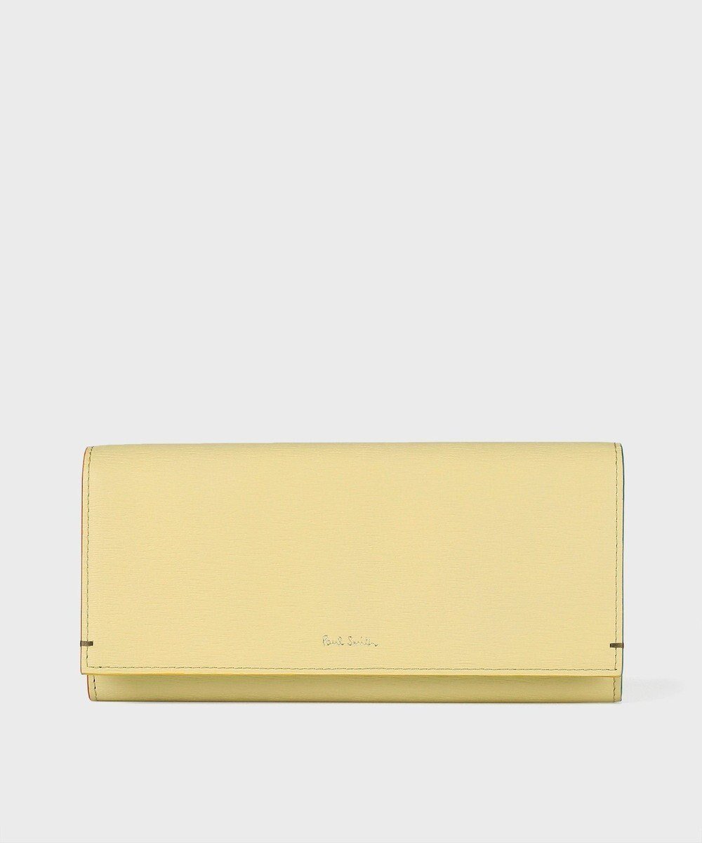 【ポール スミス/Paul Smith】のカラードエッジ 長財布 インテリア・キッズ・メンズ・レディースファッション・服の通販 founy(ファニー) 　ファッション　Fashion　レディースファッション　Fashion for Women　ミニ財布・二つ折り財布　Wallets & Card Cases　財布　Wallet, Purse　ポケット　Pocket, Pocket Detail　メタル　Metal, Metal Parts　エレガント 上品　Elegant　イエロー|ID: prp329100004609991 ipo3291000000033452272