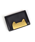 【ツモリチサト キャリー/tsumori chisato CARRY】のネコフレーム パスケース 2つ折り ブラック|ID: prp329100004610022 ipo3291000000032978764