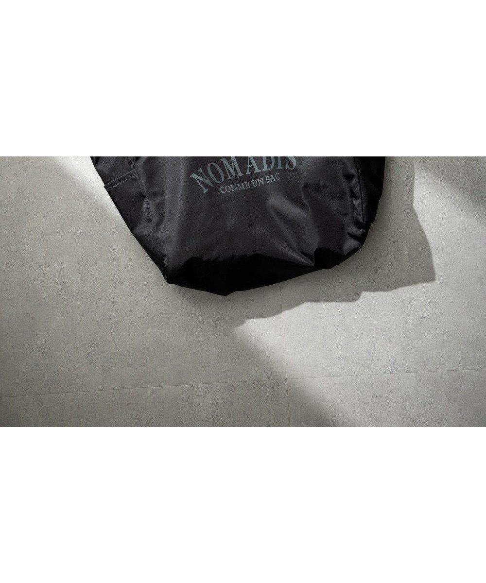 【23区/NIJYUSANKU】の【新色追加/23区別注カラーあり】NOMADIS SAC2 WIDE リバーシブル トートバッグ インテリア・キッズ・メンズ・レディースファッション・服の通販 founy(ファニー) 　ファッション　Fashion　レディースファッション　Fashion for Women　バッグ　Bags　キャンバス　Canvas, Canvas Fabric　シンプル　Simple, Minimal　トートバッグ　Tote Bag, Large Shoulder Bag　プリント　Print, Printed Pattern　ポケット　Pocket, Pocket Detail　別注　Limited Edition, Custom Order　リバーシブル　Reversible, Two-Sided　ブラック×ブラック|ID: prp329100004610025 ipo3291000000034062135