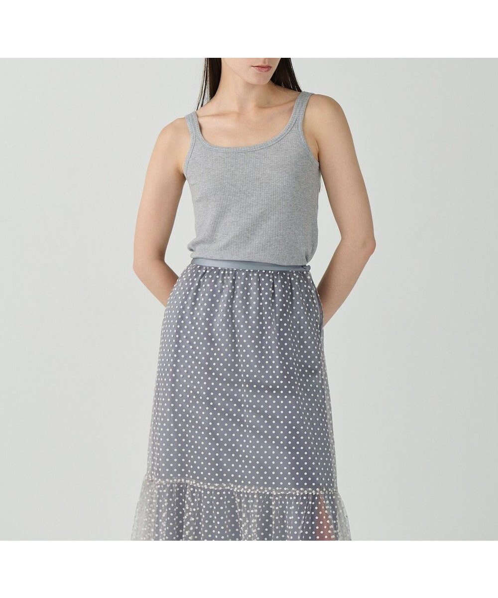【グレース コンチネンタル/GRACE CONTINENTAL】のシルクカシミヤタンクトップ インテリア・キッズ・メンズ・レディースファッション・服の通販 founy(ファニー) 　ファッション　Fashion　レディースファッション　Fashion for Women　トップス・カットソー　Cut & Sew Tops　インナー　Innerwear　シルク　Silk, 100% Silk　シンプル　Simple, Minimal　タンク　Tank Top, Sleeveless Top　ベーシック　Basic, Essential　夏　Summer　定番　Standard, Basic Item　S/S・春夏　SS, Spring/Summer, Warm Season　A/W・秋冬　Autumn/Winter　グレー|ID: prp329100004610027 ipo3291000000033680452