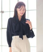 【フェルゥ/Feroux】の【新色追加あり先行予約・洗える】ボリューム リボンタイ ブラウス 人気、トレンドファッション・服の通販 founy(ファニー) ファッション Fashion レディースファッション Fashion for Women トップス・カットソー Cut & Sew Tops シャツ・ブラウス・オフィスカジュアル Elegant Blouses & Button-Ups インナー Innerwear オケージョン Occasion Wear カーディガン Cardigan, Knitwear セレモニー Ceremony リボン Ribbon, Bow エレガント 上品 Elegant 夏 Summer S/S・春夏 SS, Spring/Summer, Warm Season 洗える Machine Washable A/W・秋冬 Autumn/Winter ビジネス 仕事 通勤 Business / Work / Commuting thumbnail ネイビー系|ID: prp329100004610029 ipo3291000000033236018