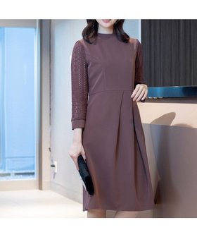 【ティアクラッセ/Tiaclasse】の【洗える】レーススリーブワンピース 人気、トレンドファッション・服の通販 founy(ファニー) ファッション Fashion レディースファッション Fashion for Women ワンピース Dresses チュニック Tunic, Long Top ポケット Pocket, Pocket Detail レース Lace, Lace Fabric エレガント 上品 Elegant 二次会 After Party 再入荷 Restock / Back in Stock 夏 Summer 新作・新入荷 New Arrivals / New In 春 Spring S/S・春夏 SS, Spring/Summer, Warm Season 洗える Machine Washable 結婚式 Wedding |ID:prp329100004610055