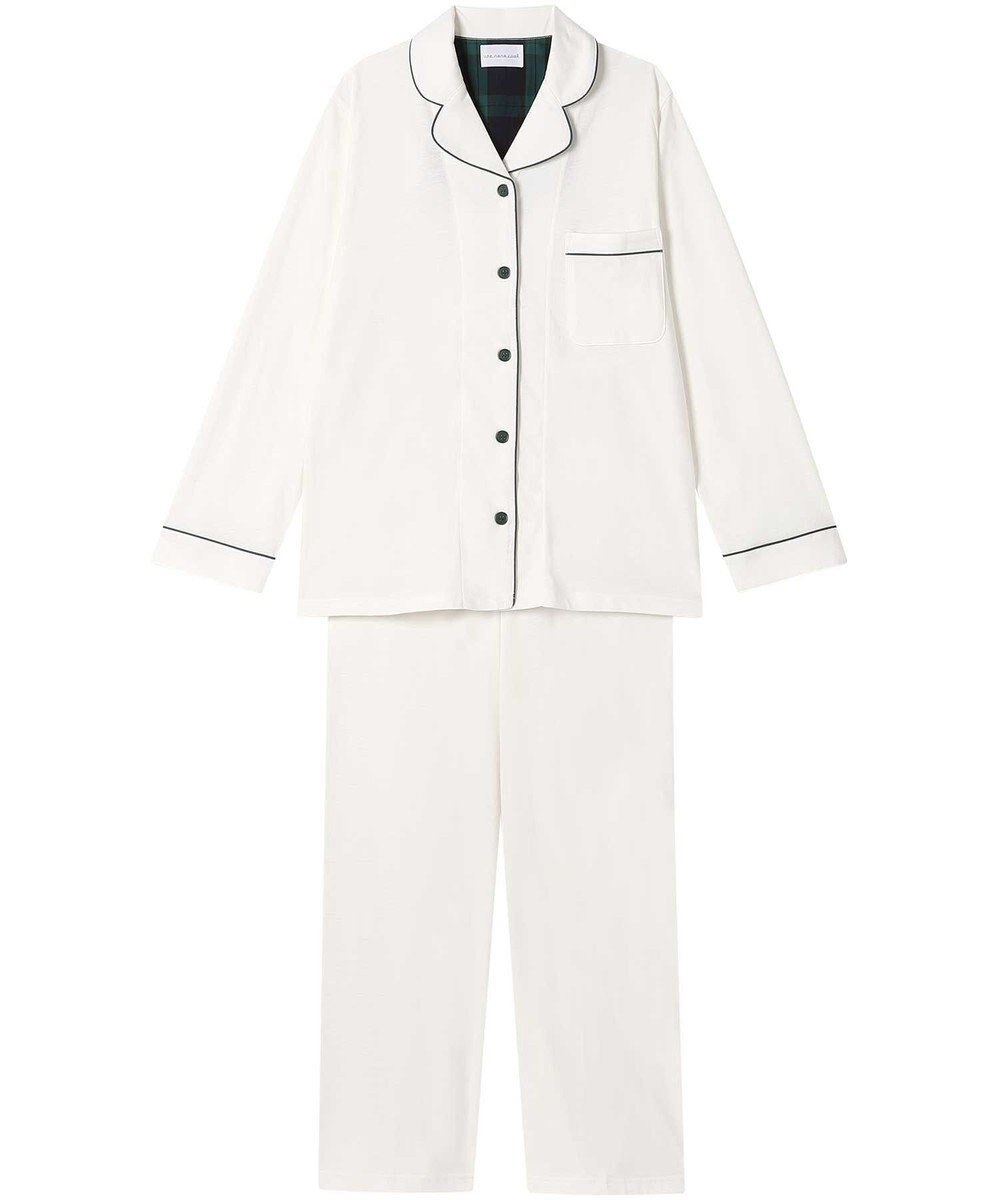 【ウンナナクール/une nana cool】のカシミヤ混天竺パジャマ インテリア・キッズ・メンズ・レディースファッション・服の通販 founy(ファニー) ファッション Fashion レディースファッション Fashion for Women チェック Check, Plaid, Tartan パイピング Piping, Trim Design パジャマ Pajamas, Sleepwear リラックス Relax, Relaxed Fit おすすめ Recommended / Our Picks ギフト プレゼント Gift / Present WH|ID: prp329100004610059 ipo3291000000033666948