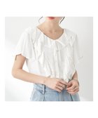 【アースミュージックアンドエコロジー/earth music&ecology】のラッフルボリュームブラウス 人気、トレンドファッション・服の通販 founy(ファニー) ファッション Fashion レディースファッション Fashion for Women トップス・カットソー Cut & Sew Tops シャツ・ブラウス・オフィスカジュアル Elegant Blouses & Button-Ups フロント Front, Front Design ポケット Pocket, Pocket Detail リボン Ribbon, Bow 夏 Summer 春 Spring S/S・春夏 SS, Spring/Summer, Warm Season thumbnail Off White|ID: prp329100004610090 ipo3291000000034247215